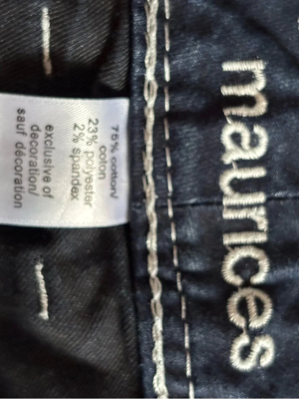 Maurices Dark Wash Bootcut Jeans with Embroidered Pockets - Picture 4 of 8